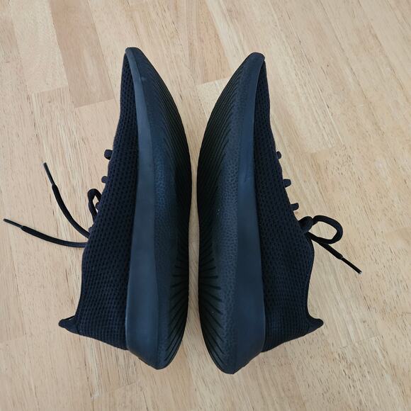 SALE Allbirds Tree Runners All Black Sneakers Size W9 EUC - Picture 5 of 9